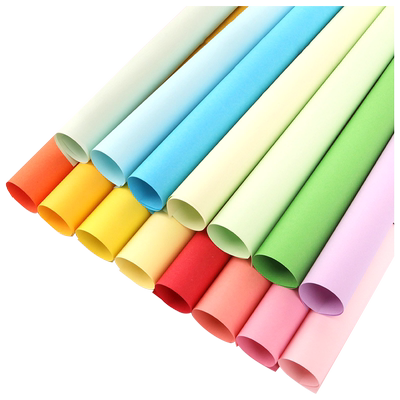 广告海报鲜绿天蓝桔红纪州彩色纸