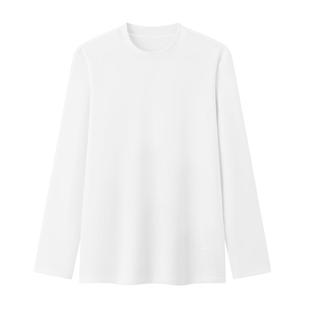 【25新款】拇指白小T秋冬新款热力加厚加绒长袖T恤打底衫男女款