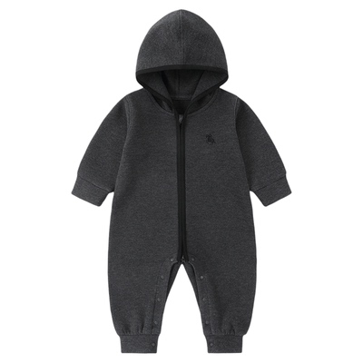 婴儿连体衣秋冬季加绒保暖防风