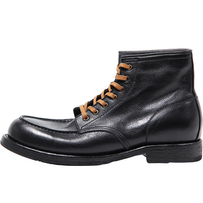 阿美咔叽固特异植鞣复古工装靴男