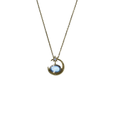 缪媞珠宝项链天然月光石