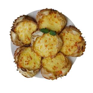 飞鱼籽芝士奶酪焗蟹宝日料半成品加热即食早餐焗蟹宝300g/袋6只