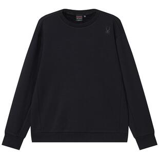 SPYDER新品男子户外休闲加绒卫衣SKI LIFE秋冬圆领上衣23MR315M