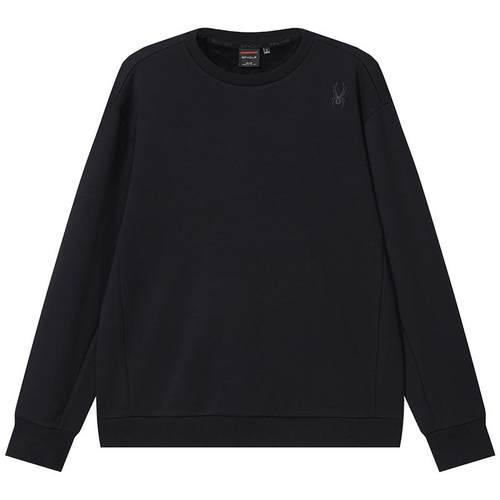 SPYDER新品男子户外休闲加绒卫衣SKI LIFE秋冬圆领上衣23MR315M