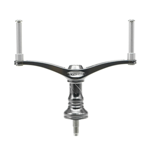 PTH改装件纺车轮双摇臂改装路亚渔轮摇臂手柄金属摇把82mm