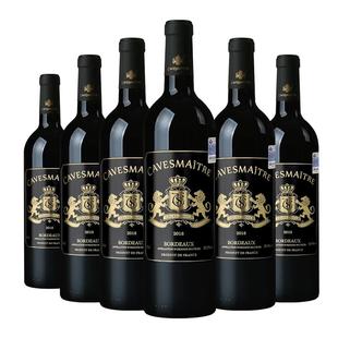 卡斯特15.5度狮徽干红葡萄酒波尔多整箱法国原瓶进口正品礼盒装