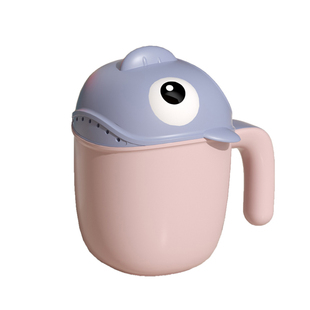 婴儿洗澡舀小水瓢新生儿水勺宝宝洗头杯儿童卡通长柄塑料迷你加厚