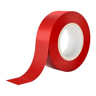 电工胶布PVC绝缘胶布高粘性阻燃耐高温电线胶带红黄黑白色防水胶布加宽型大卷电气绝缘胶带批发