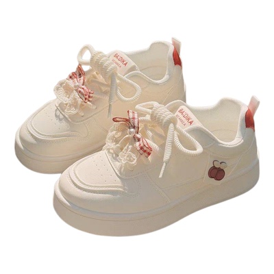 小白鞋女款2025新款透气百搭