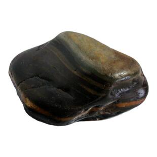 试金湾纯天然试金石墨玉614克青岛崂山典当行专用试打金工具19-1