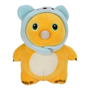 正版吐泡泡奶龙毛绒钥匙扣卡通可爱情侣包包挂件公仔小玩偶抓机用