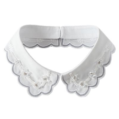 假领子女百搭雪纺衬衣领韩版