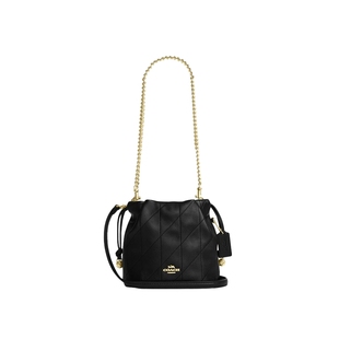 COACH/蔻驰官方 奥莱款Faye女士皮质单肩斜挎手提包水桶包CDB69