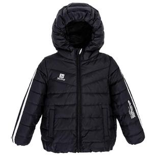 韦氏新款亲子短款儿童羽绒服男童女童秋冬连帽轻薄洋气白鸭绒