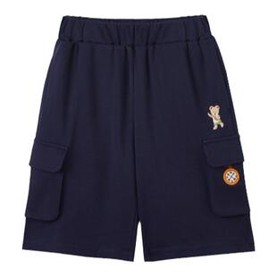 PawinPaw卡通小熊童装夏季男童纯棉裤子五分短裤时尚