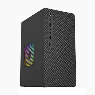 寒风005台式电脑机箱MATX迷你MINI小主机箱DIY组装ITX全侧透外壳