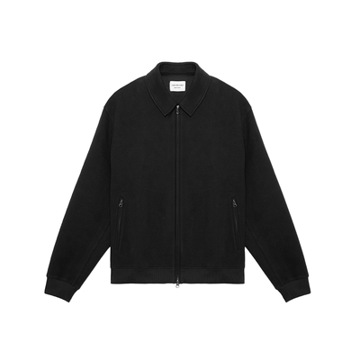 度假向岛绒感翻领短款休闲夹克男2026新款外套丨25407RM001