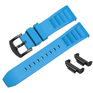 氟橡胶手表带适配卡西欧GA-110/MG-2100/GW-B5600/GM-5600等系列