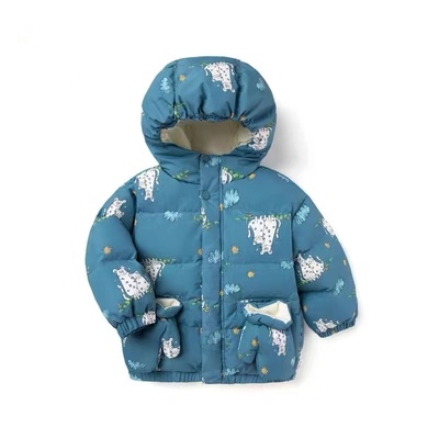 儿童羽绒服男童女童宝宝加厚外套