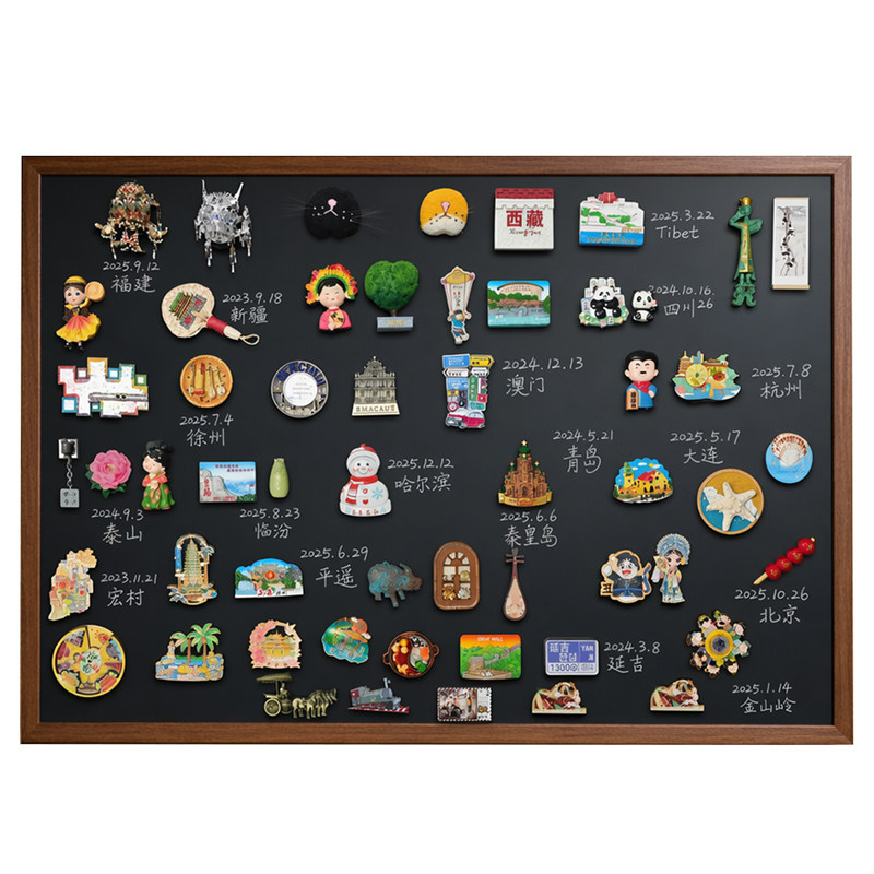 长远立体冰箱贴展示板三合一组合