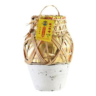 绍兴师爷 十五年陈手工冬酿太师爷酒5L竹编坛装半甜型黄酒 花雕酒
