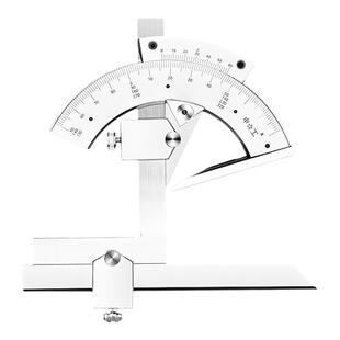 上海申工万能角度尺多功能工业级量角器 0-320度表面镀铬激光刻度