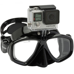 Cressi Action 面镜潜水镜近视面罩度数运动相机支架防雾贴科越思