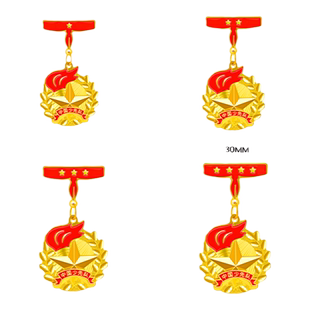 红领巾奖章争章卡校园一星章二星章三星章四星章锌合金材质小学生争章手册印章贴纸少先队集体章套装个人批发