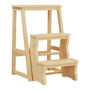 家用梯凳折叠人字梯加厚非实木梯椅凳子两用登高楼小梯子儿童洗漱