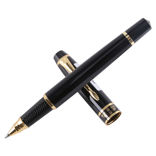 英雄7032宝珠笔金属杆签字水笔商务礼品笔可订制LOGO广告笔