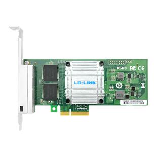 LR-LINK联瑞PCIEx4千兆双口/四口服务器网卡工业相机采集卡国产主控WX1860兼容I350-T4 LRES2025PT/2024PT