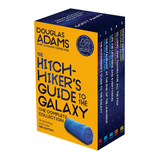 银河系搭车客指南全集套装英文原版 The Complete Hitchhiker's Guide to the Galaxy Boxset 科幻小说 Douglas Adams 系列