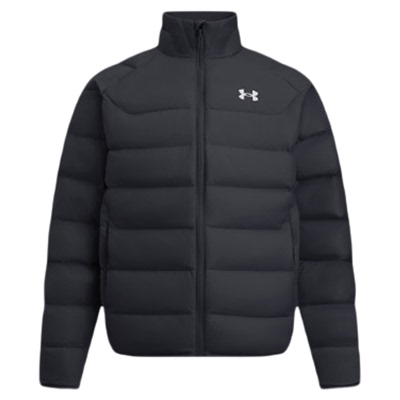 安德玛官方UA 男士跑步健身训练运动休闲宽松保暖立领鸭绒羽绒服