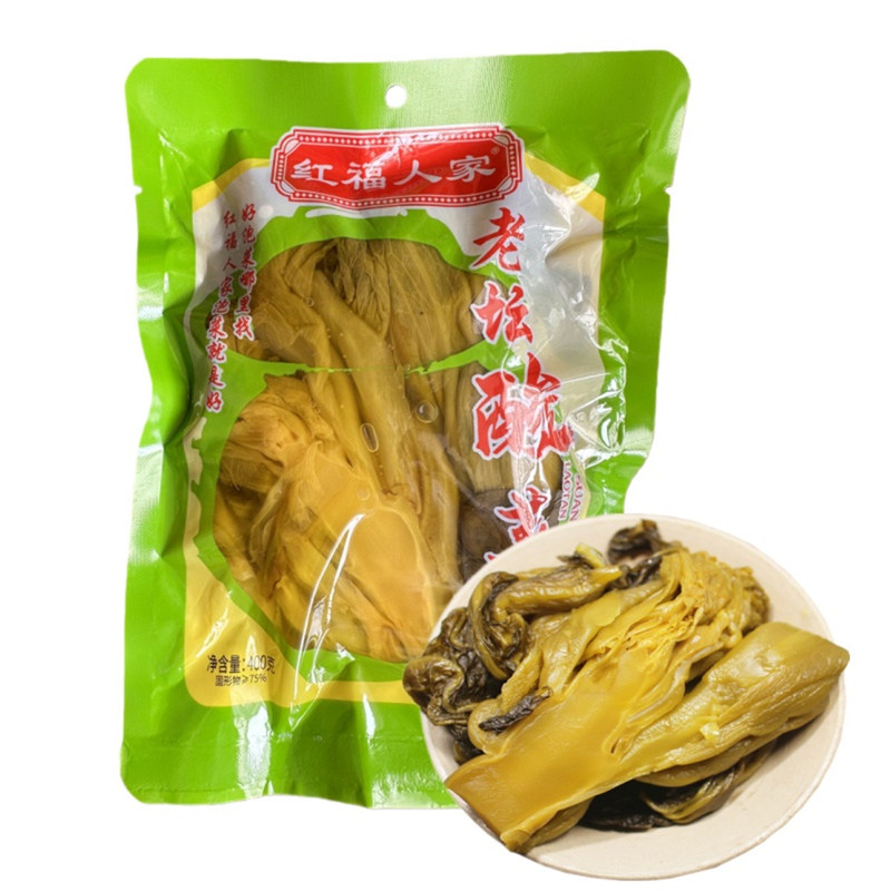 红福人家老坛鱼酸菜400g四川泡青菜泡菜做酸菜鱼的泡菜家用商用
