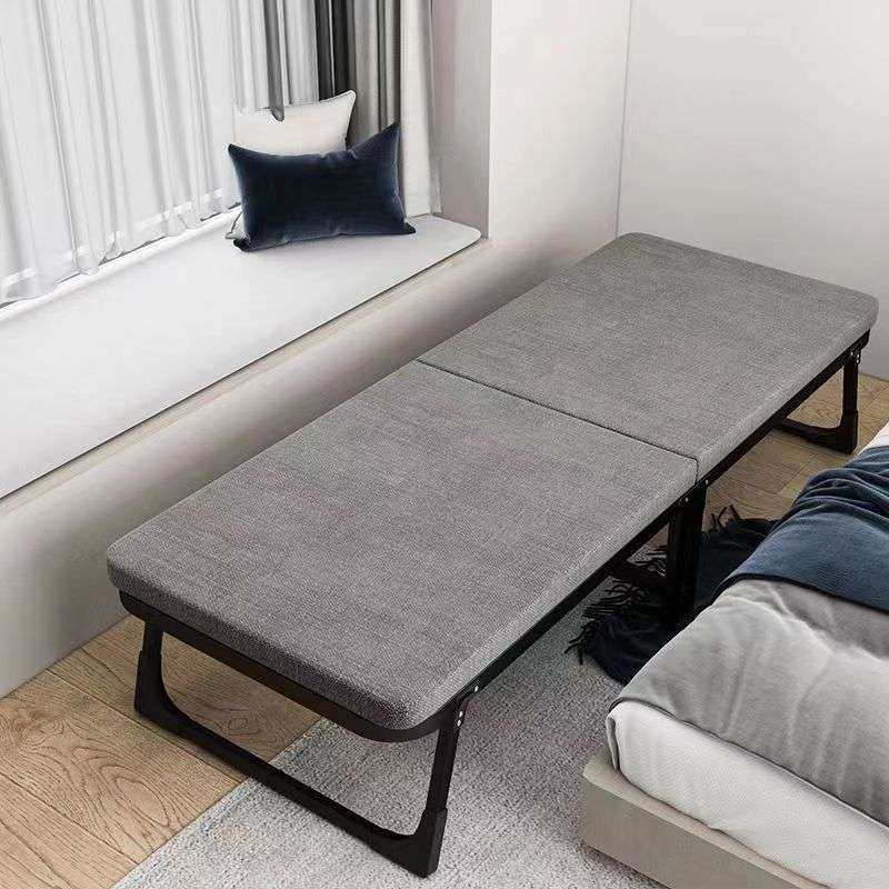 单人午休折叠床便携躺椅办公室床单神器午睡家用简易医院人用陪护