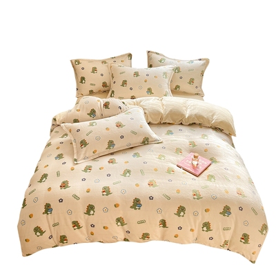 【A级母婴可用】牛奶绒被套单件