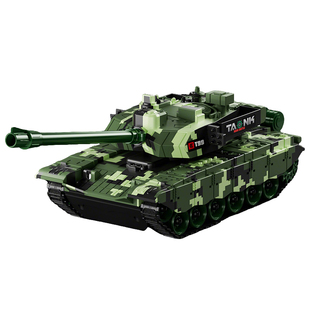 水弹遥控坦克汽车电动履带式99A儿童玩具车可发射仿真T90模型男孩