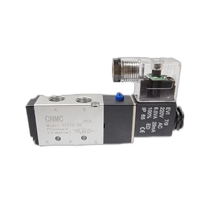 气动电磁阀4V210-08二位五通24V气缸换向阀220V控制阀110/310/410