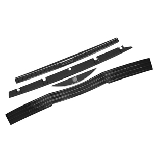 三菱帕杰罗后护板后备箱护板尾门门槛条Pajero v87v93v97改装配件