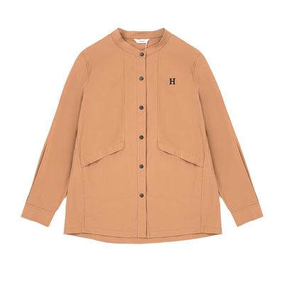 HONRN/红人宽松休闲长袖衬衫上衣