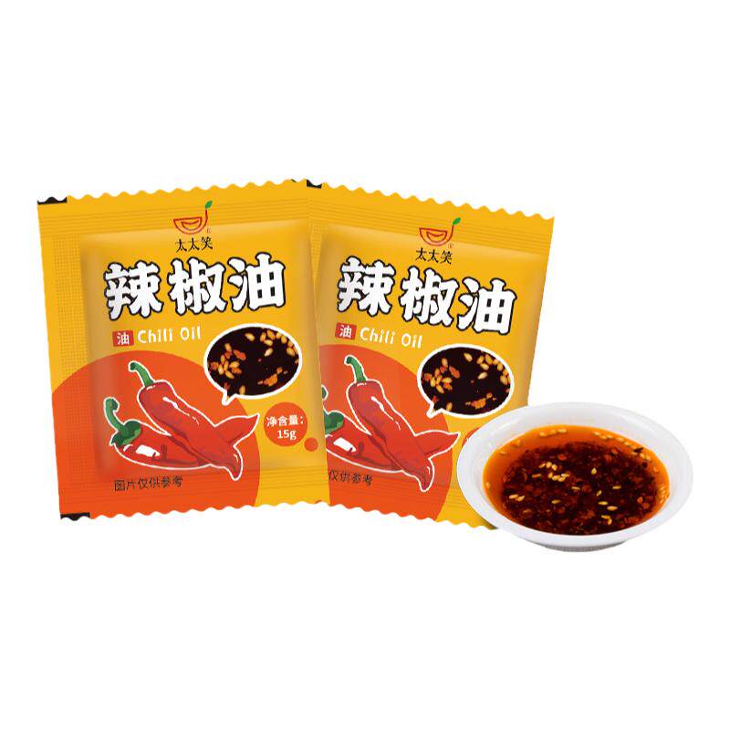 旺宴太太笑凉皮辣椒油15g*500包