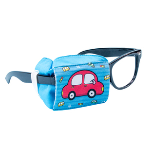 儿童弱视遮光眼罩眼贴斜视单眼眼镜遮盖单眼眼罩全棉视力遮挡罩