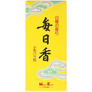 日本香堂Nipponkodo每日香家用礼佛线香室内熏香进口祭祀用香檀香