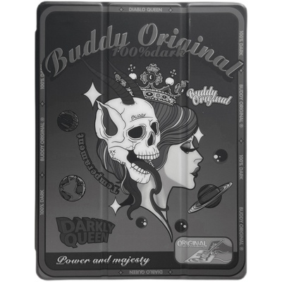 原创女王带笔槽平板保护壳