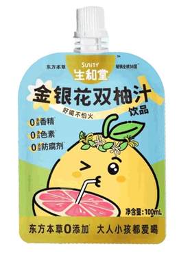 生和堂金银花柚子汁100ml