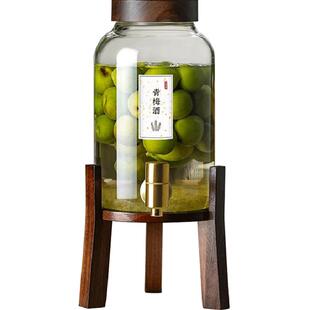 格娜斯青梅泡酒玻璃瓶带龙头密封泡酒罐专用高档酿酒瓶果酒
