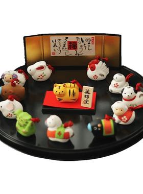 招福家居摆件土铃十二生肖开运