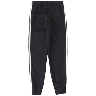 日单春夏休闲运动少女感松紧腰侧条纹带口袋修身休闲裤卫裤25892