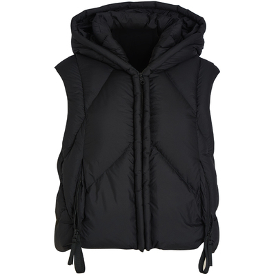 秸熙保暖连帽羽绒服马甲