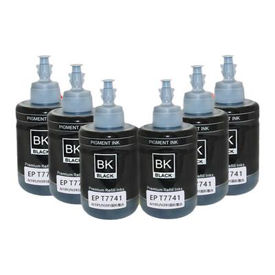 MAG适用爱普生774墨水Epson Workforce M100 M201dw M205 L605 L655墨仓式喷墨打印机颜料墨水7741油墨水黑色